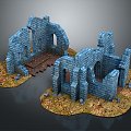 Monuments Sites Sites Sites Ruins Castle Fortress Ancient Castle Ancient Ruins Realistic 3d model