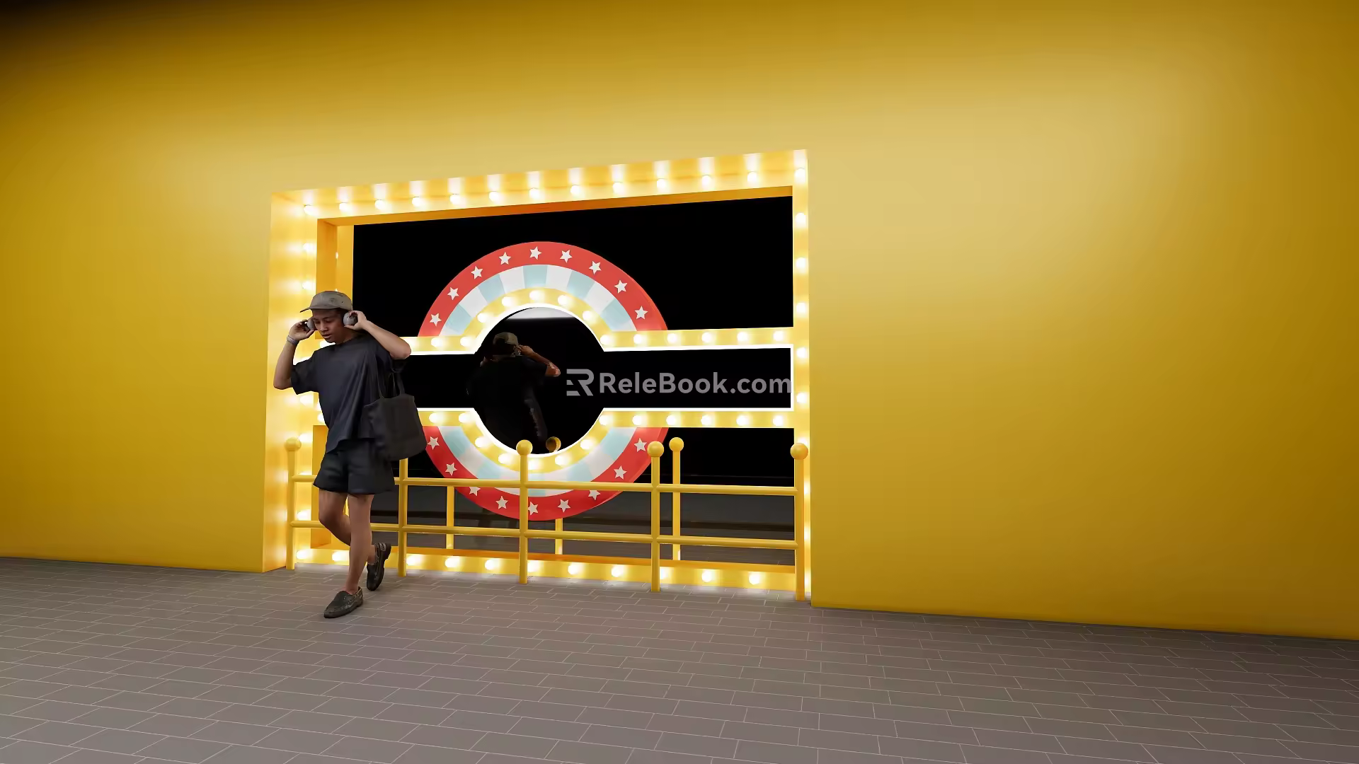 Circus element window shape 3d model