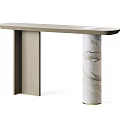 Modern Laskasas Entrance Duan Jing Side Table 3d model