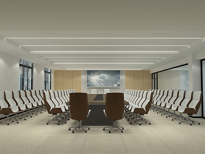 Modern Conference Room Large Conference Room model