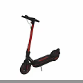Red And Black Electric Scooter With Modern Design And Sleek Frame Features