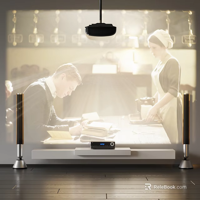 Advanced Projection Monitoring System With HD Surveillance Camera And Smart 3d model 
