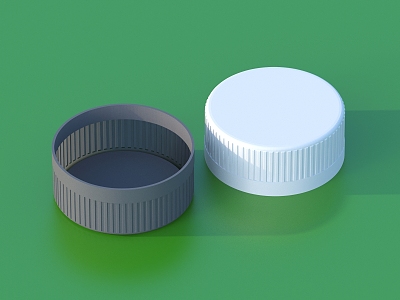 Bottle cap storage box 3d model