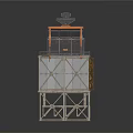Industrial Tower Equipment With Metal Frame Structure And Mechanical Arm Platform