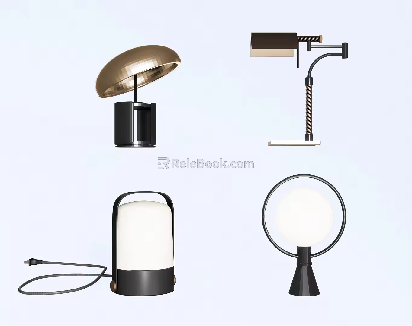 Modern table lamp 3d model