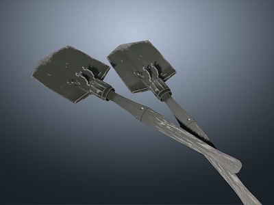 Modern military engineer shovel engineer shovel multi-functional military shovel engineer shovel military tools 3d model