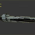 Futuristic Sci Fi Weapon Design With Metallic Surface And Advanced Structure 3d model