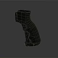 Black Ergonomic Textured Grip Handle For Professional Power Tool Equipment