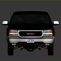 Black Classic Pickup Truck With Regular Cab Open Bed And Chrome Accents