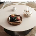 Round coffee table 3d model