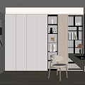 Modern study 3d model
