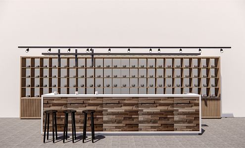 Modern Bar 3d model