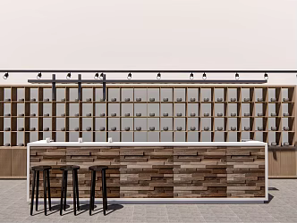 Modern Bar 3d model
