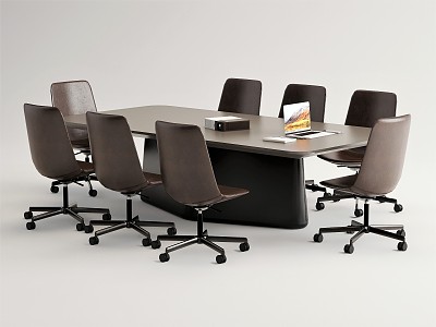 Modern Conference Table and Chair Conference Table Chair Set model