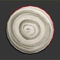 Essential Rolled Gauze Bandage with Off White and Red Strip for Daily Use