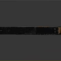 Modern Brown And Black Pistol With Wooden Grip And Metal Frame