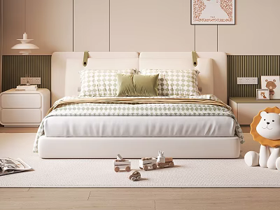 Children's bed 3d model