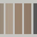 Modern Wooden Vertical Slat Wall Panels Design With Various Color And Texture Options