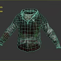 Vintage Distressed Hoodie With Camouflage Sleeves Multicolor Patchwork And Zipper Front