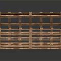Sturdy Industrial Equipment Wooden Crate With Open Lid And Frame Structure