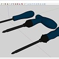 Handle screwdriver hardware tools 3d model