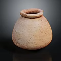 Earth Tone Crackled Ceramic Vase As Home Furniture Accent Piece