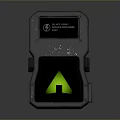 Elite Danger Control Professional Device With Gray Case And Green Triangle Light 3d model