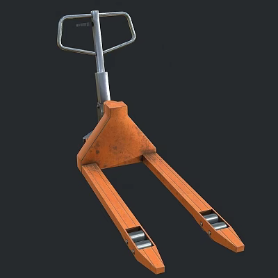 Manual pallet truck 3d model Manual pallet truck 3d model