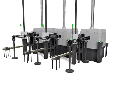 modern automation equipment 3d model modern automation equipment 3d model