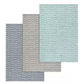 Square Rugs With Woven Texture In Multiple Colors For Home Decor 3d model