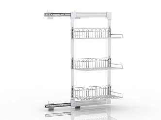 Modern Interior Storage Rack 3d model