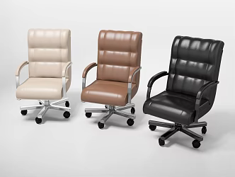 Office Chair Leisure Chair Boss Chair Single Chair Swivel Chair 3d model