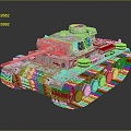 Light Tank Light Armored Tank Modern Tank World War II Tank World War I Tank Heavy Tank 3d model