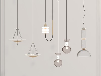 Modern chandelier combination model