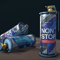 Self Defense Spray With Blue Silver Canister Non Stop Original Label