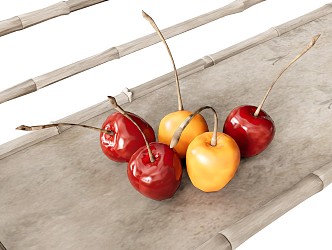 Modern Cherry Fruit 3d model