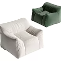Single sofa 3d model