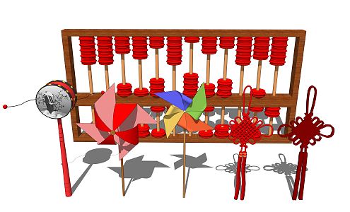 New Chinese Knot Objects 3d model