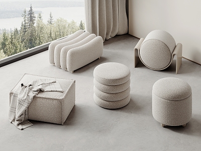 modern sofa stool modern stool round stool model