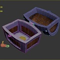 Cartoon Box Treasure Box Treasure Box Jewelry Box 3d model