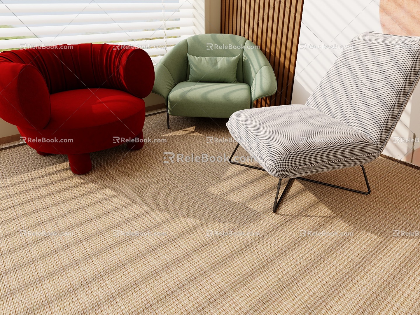 single sofa sofa chair 3d model