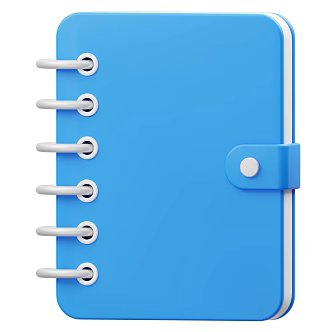 Modern Notebook Cartoon Notebook Animation Notebook 3d model
