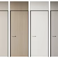 Modern Hinged Doors In Various Colors With Sleek Design And Metal Handles