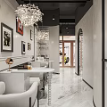 Modern Luxury Beauty Spa Room With Cozy Massage Beds And Elegant Arched Interior Design