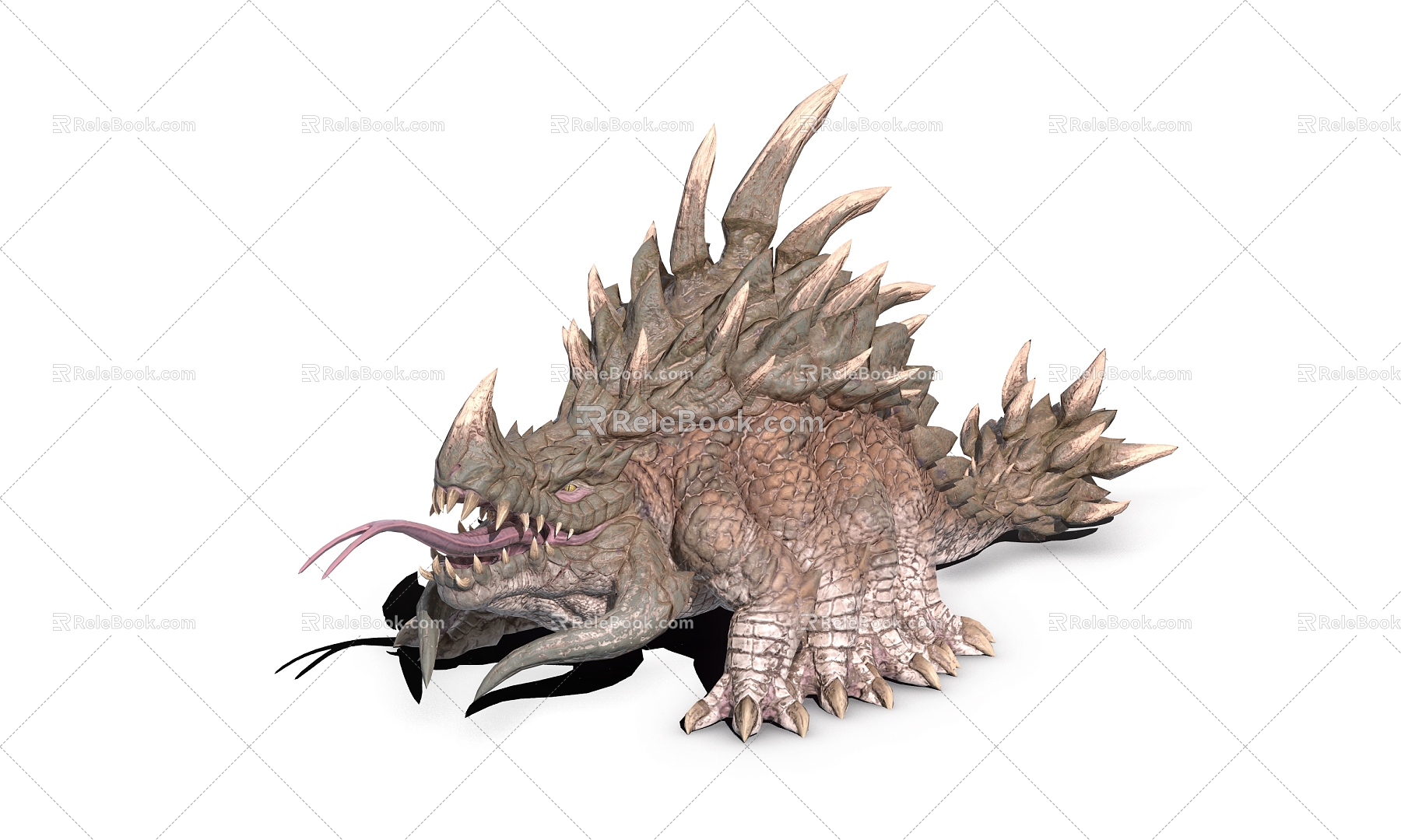 Ancient Monster Monster Ancient Behemoth Dinosaur Game Role 3d model