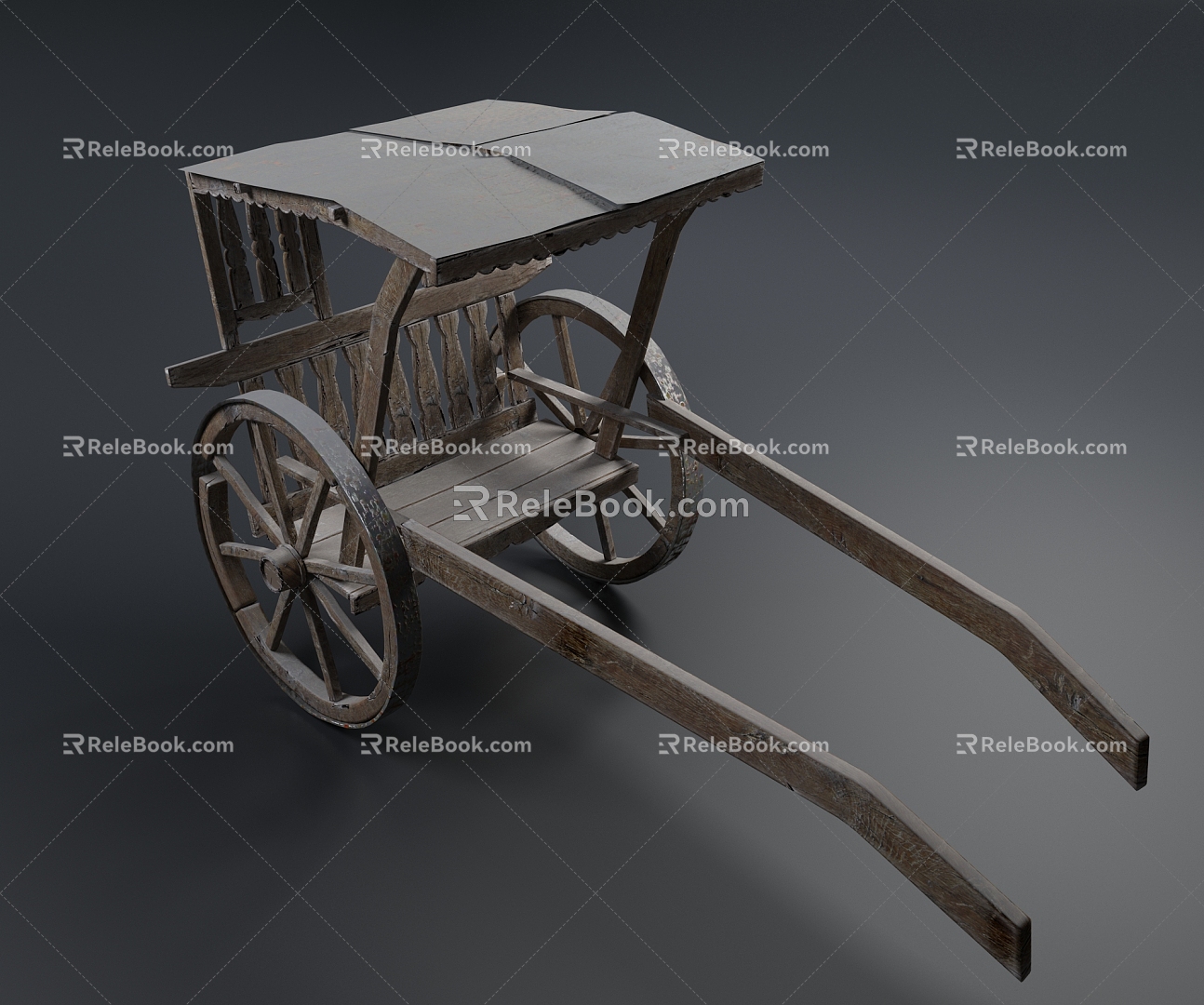 Chinese carriage 3d model