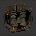 Ruins Relics Maya Ruins Maya Totem Totem Tribal Totem Ancient Ruins Ancient Cultural Relics 3d model