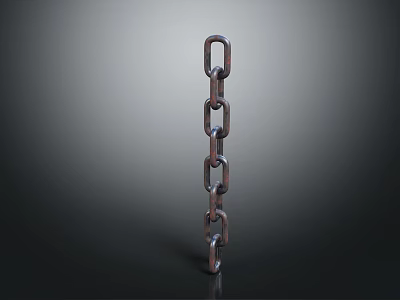 Industrial LOFT chain iron chain shaft chain pulley chain 3d model