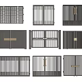 Modern Metal Slatted Gates Design With Various Exterior Styles And Decorative Patterns