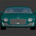 Turquoise Sports Car With Blue Roof Sleek Exterior Design And Shiny Alloy Wheels